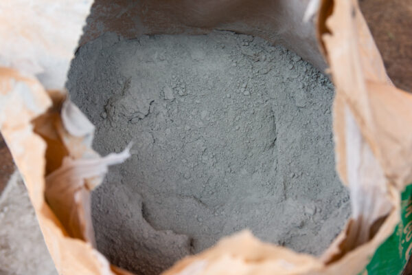 Cement powder in bag package